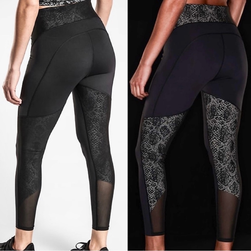 Athleta Stay Fly Reflective Tights 7/8 - Size Small - EUC